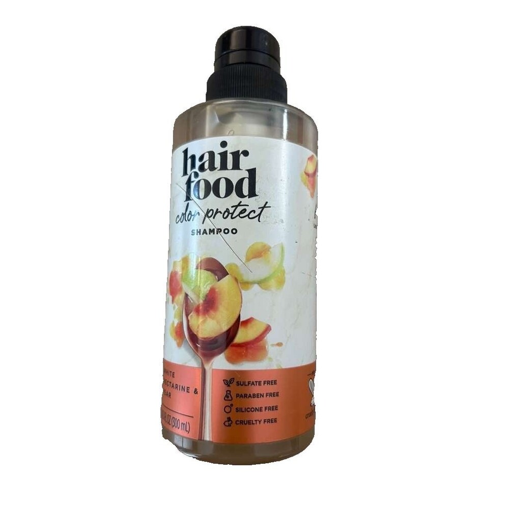 Hair Food White Nectarine & Pear Color Protect Shampoo, 10.1 fl oz New